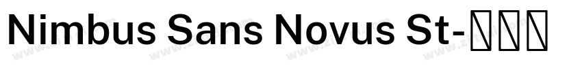 Nimbus Sans Novus St字体转换